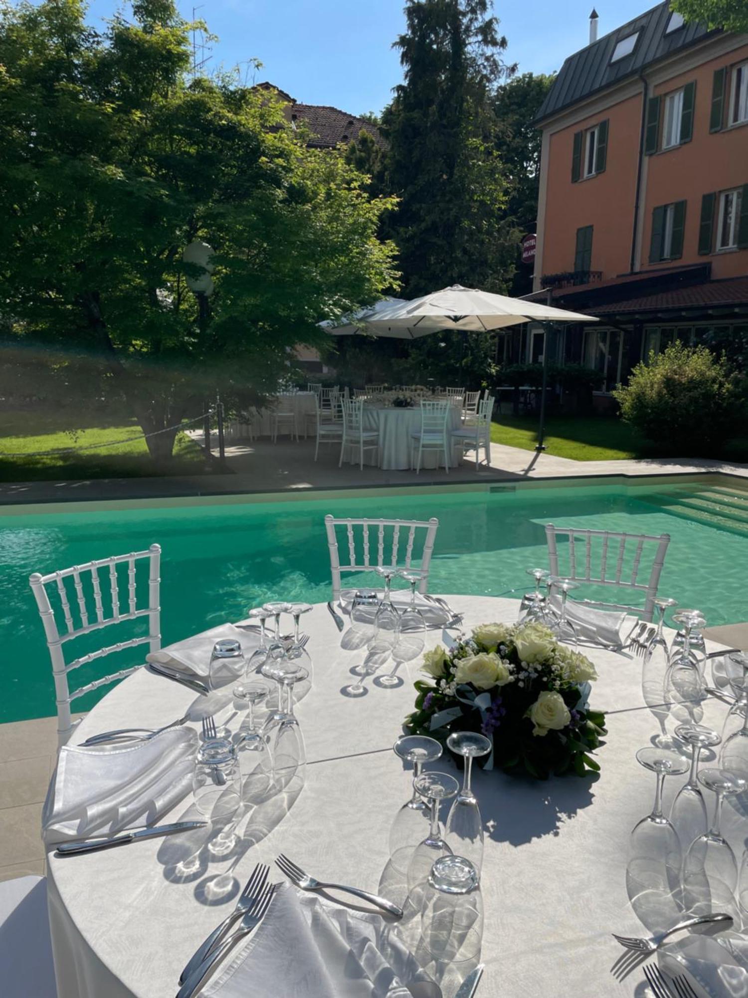 Hotel Milano Pool & Garden Salice Terme Extérieur photo